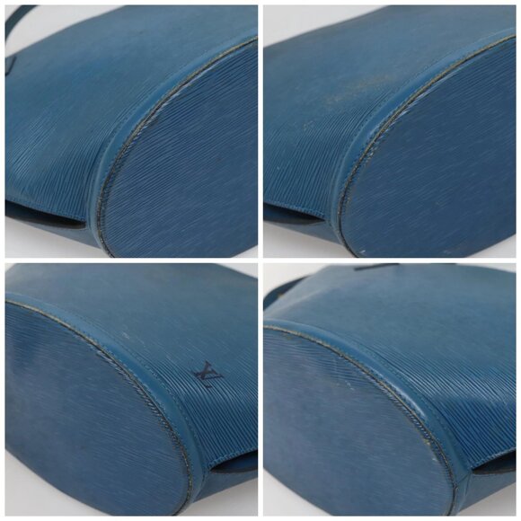 LOUIS VUITTON Epi Saint Jacques Shopping Shoulder Bag Blue M52275 LV Auth 120775 - Picture 16 of 16